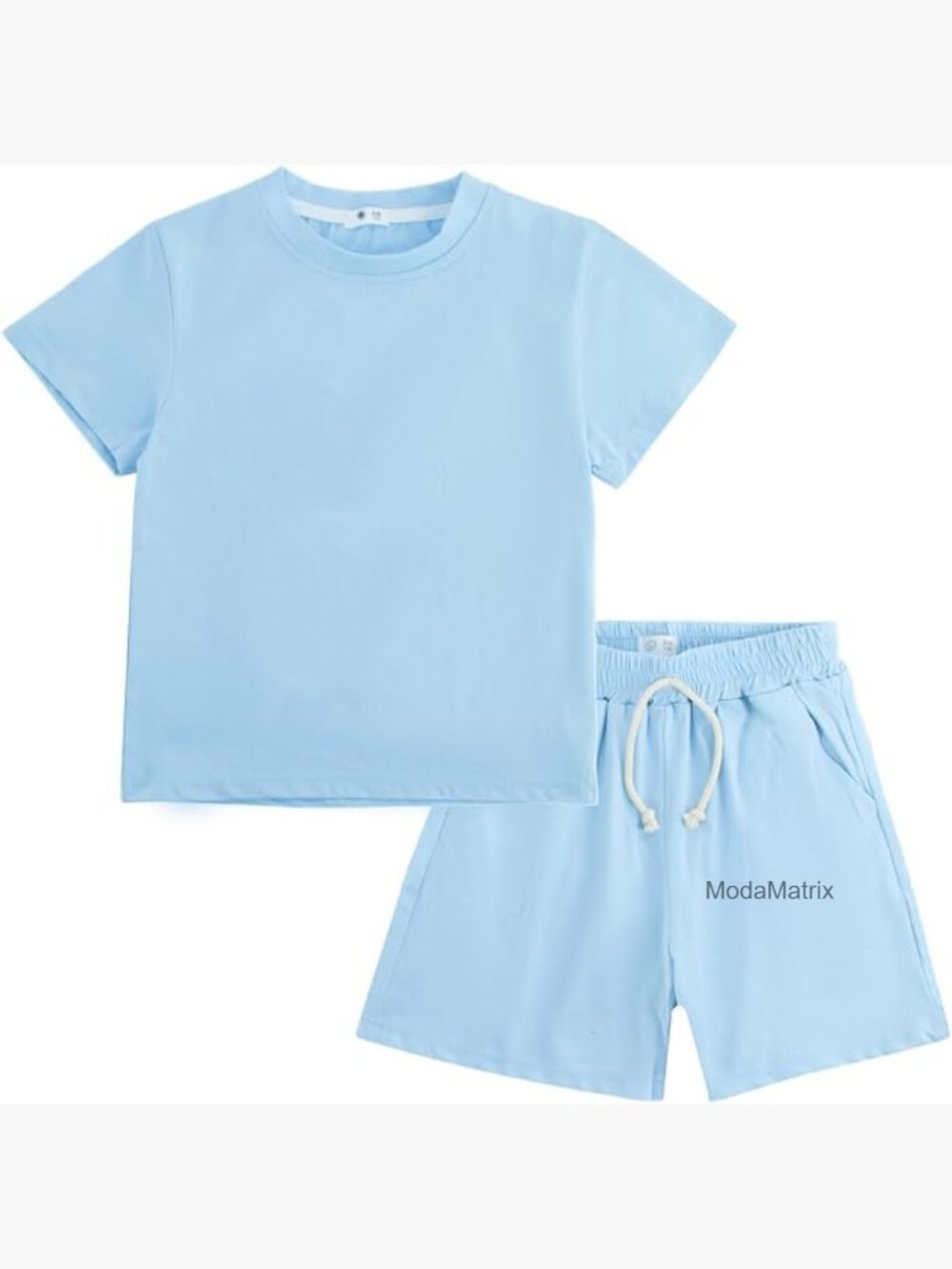 Girls 2-Piece Cotton Shorts Set T-Shirt & Shorts Toddler Outfit